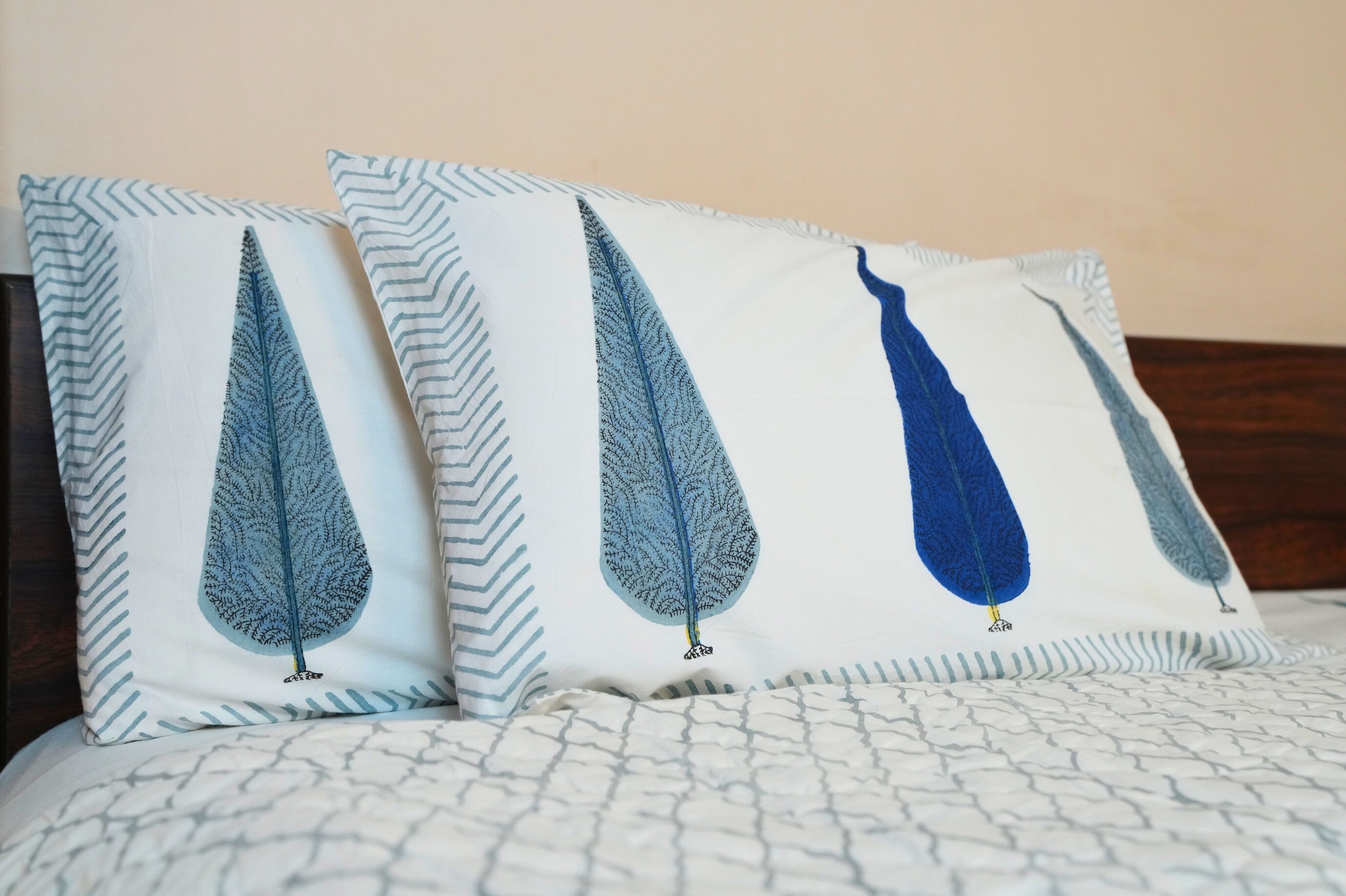 Indigo Drops- Duvet Cover Set