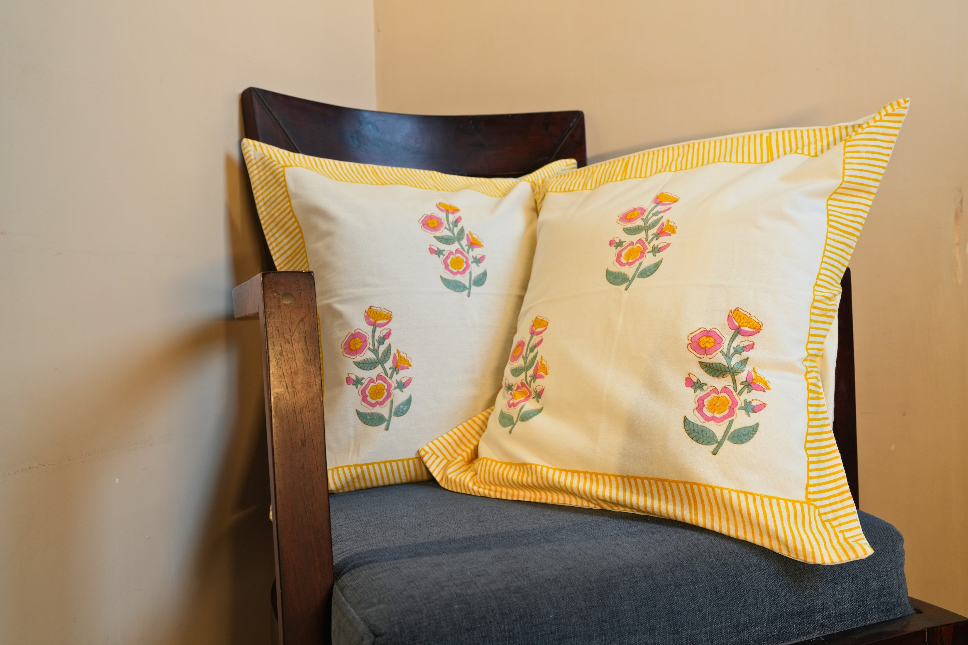 Honey Petals Cushion Covers